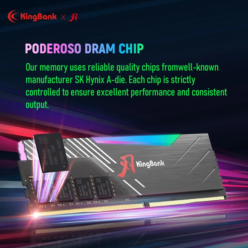 King Bank ddr5 6000MHz 16GB 1枚 KingBank DDR5 32GB 16GB 6000MHz CL28 メモリア Ram 6000MHz 16GB x2