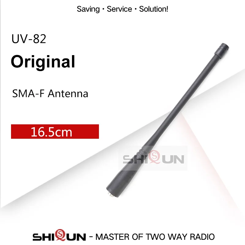 Antenna Originale Per Uv-82 Uv-5R Uv-9R Pro Uv-9R Plus Bf-888S Antenna Vhf Uhf Sma-Femmina Uv-82Hp Uv-S9 Plus Accessori Baofeng