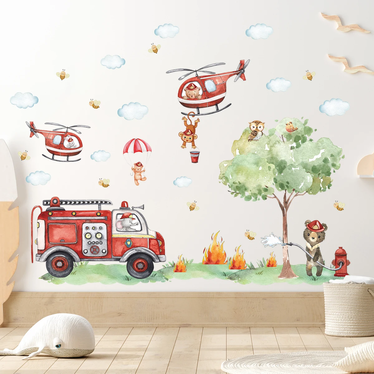 PORTAOGGETTI A PARETE scaffali per asilo nido scaffale farfalla porta bambini EUR 18,94