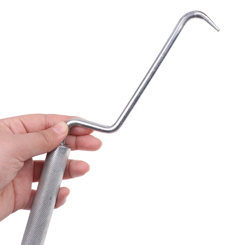 Rebar Tie Wire Twister 1pc Construction Hook Thread Rebar Tie Wire Twister with Hook Hand Binding Steel Bars Hand Fence Tools