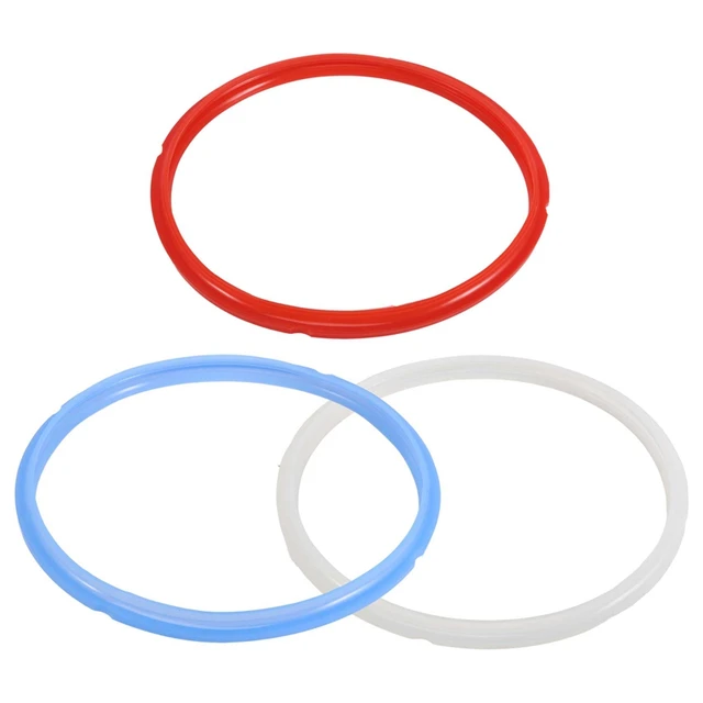 3 Pack Sealing Rings for Ninja Foodi 8 Quart Silicone Gasket