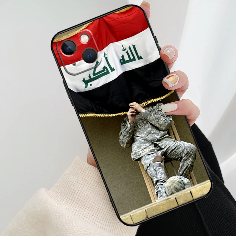 Iraqi Iraq National Flag Phone Case For iPhone 11 12 13 14 15 16