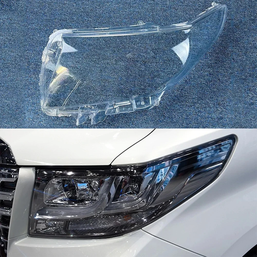 

For Toyota Alphard 2015~2017 Headlamp Transparent Cover Lampcover Headlight Shell Lens Replace Original Lampshade Plexiglass