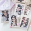 50Pcs INS Ballet Photocard Protector Cute Bowknot Print Self-adhesive Opp Bags Card Sleeve Gift Packaging Self Sealing Bag 3