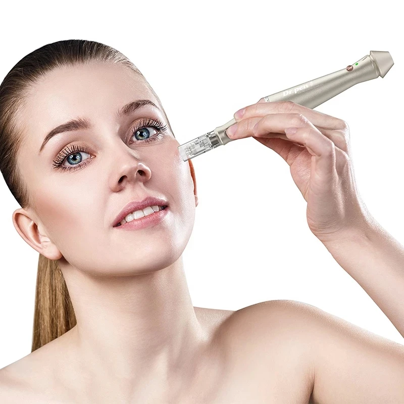 E30 Dr.pen E30 aguja inalámbrica Derma Pen máquina automática para el cuidado de la piel 5 niveles de ajuste con 2 agujas de piezas dispositivo de