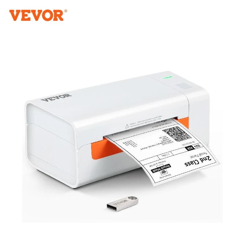 VEVOR Desktop Thermal Label Printer 203dpi USB Label Maker Sticker