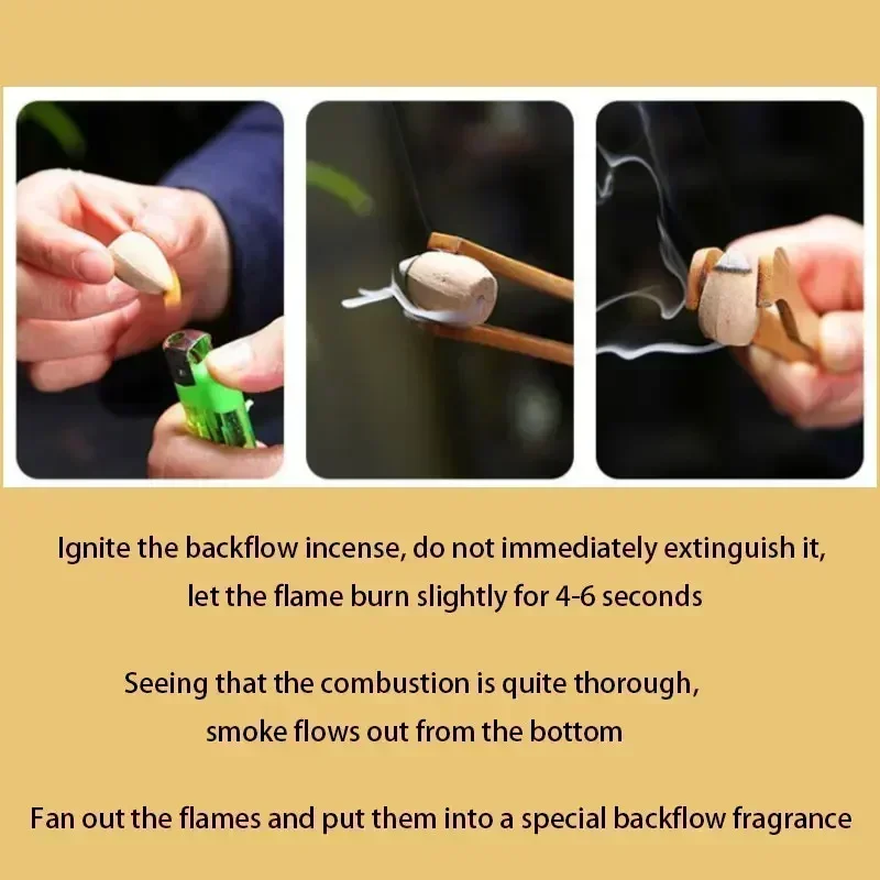 GBBMA Mixed Reflux Incense - 6 Unique Aromas for Relaxation & Meditation, Natural Ingredients