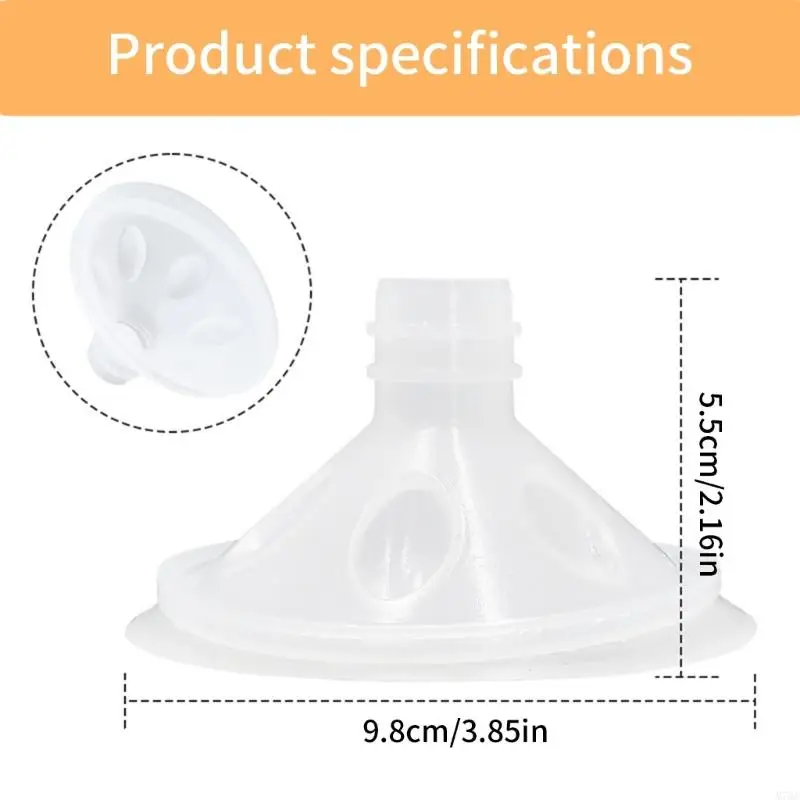Soft Rim Flanges Breast Pump Parts Flange 13mm/15mm/17mm/19mm/21mm/24mm Adapter