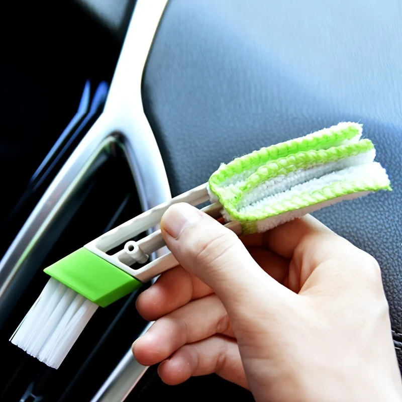 Cleaning Brush for Car Air Vents Multifunctional Louver Dust Collector for Air Conditioning Air Vents Car Beauty Accessories 3
