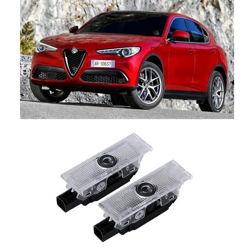 

2pc Car Led Projector Light For Alfa Romeo stelvio 2017 giulia 2017 automotive goods Car Accessories