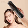 Wireless Portable Hair Straightening Comb Negative Ion Hair Care Straightener Curling Iron Hair Straightener Dual Purpose 4