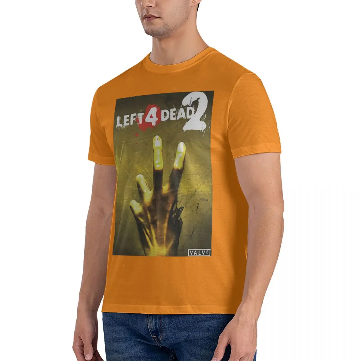 Left 4 Dead 2 T Shirt Men Fashion Casual Short Sleeve T