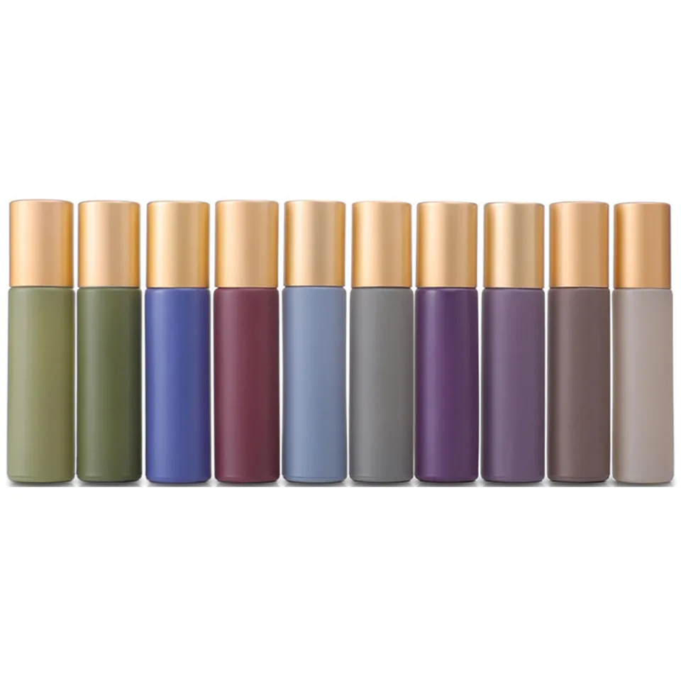 Morandi Glass Roll On Bottles for Essential Oils