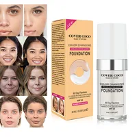 Cover Coco Long Lasting Concealer Liquid Foundation Skin Color Liquid Foundation Light and Transparent Moisturizing Cream 1