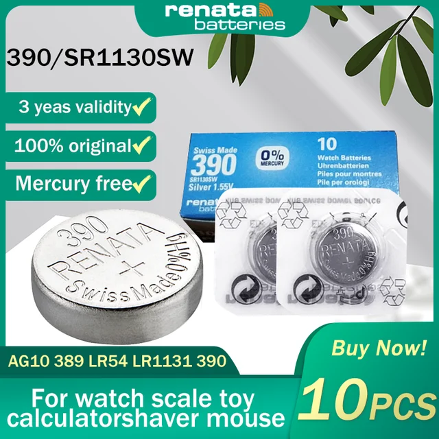 2PCS 100% Renata 377 SR626SW AG4 LR626 SR66 V377 1.55V Silver Oxide Watch  Battery For Scale Toy Remote Control Button Coin Cells - AliExpress