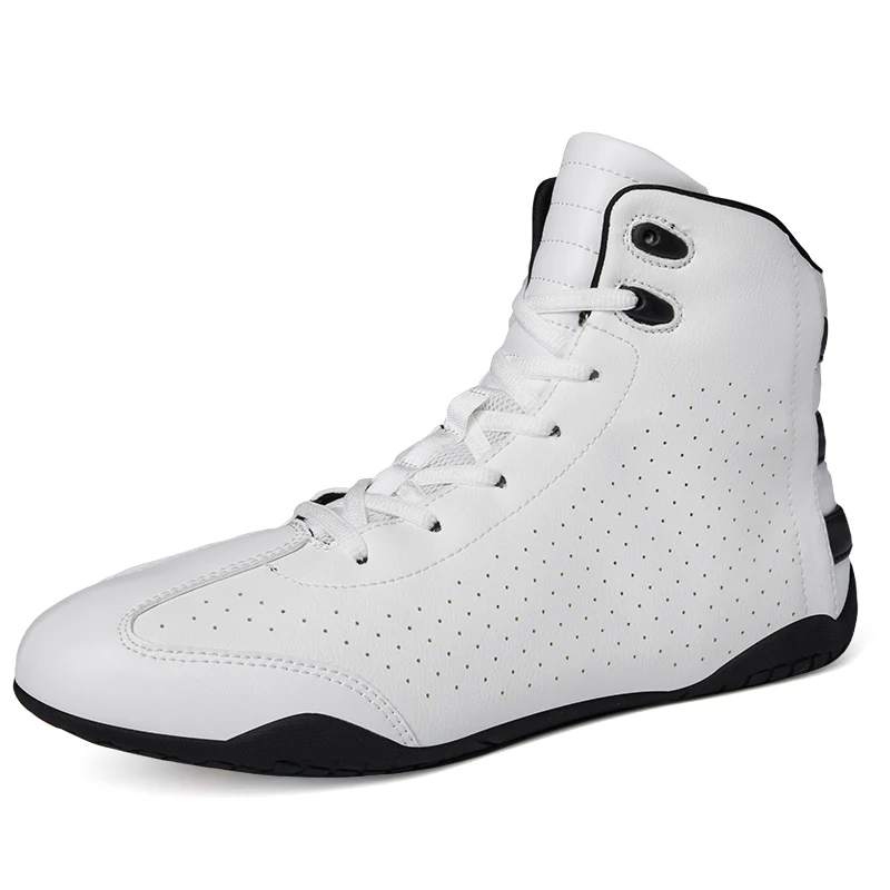 Men Professional Boxing Shoes Non-Slip Wrestling Shoes Fighting Training Outdoor Sneakers Sports Gym Breathable Boxing Boots