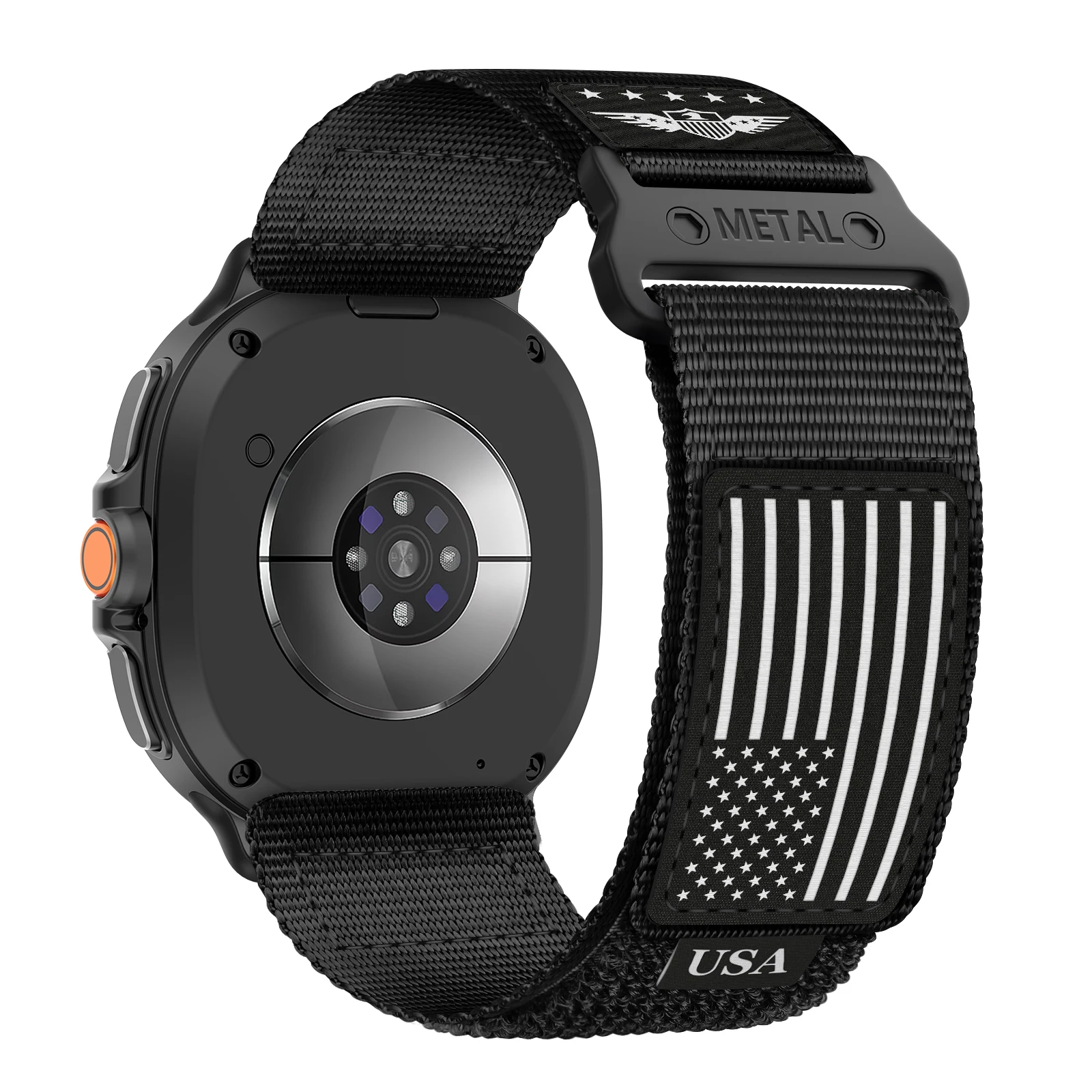 سوار نايلون متين لساعة سامسونج جالاكسي 8 حزام 44 م...