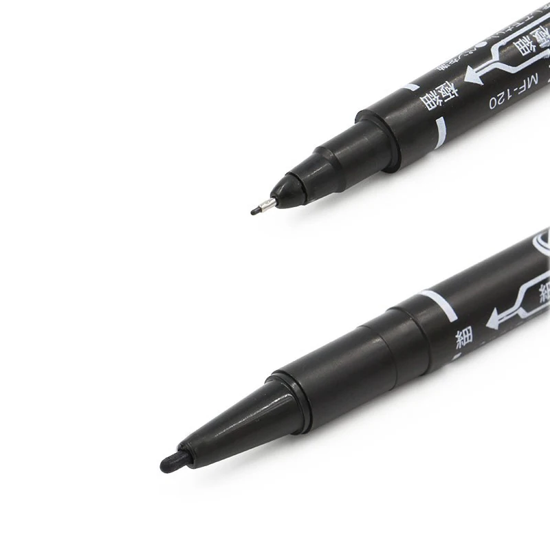 Tattoo Supplies 2/5/15pcs Tattoo Skin Marker Pen Microblading Permanent Makeup Piercing Marker Waterproof Tattoo Body PMU Accessories