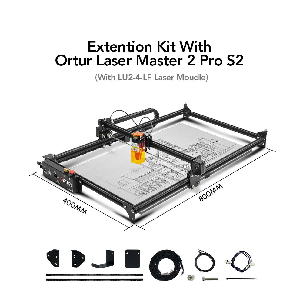 ORTUR Laser Master 2 Pro S2 5.5W 10W Laser Engraver Cutter with