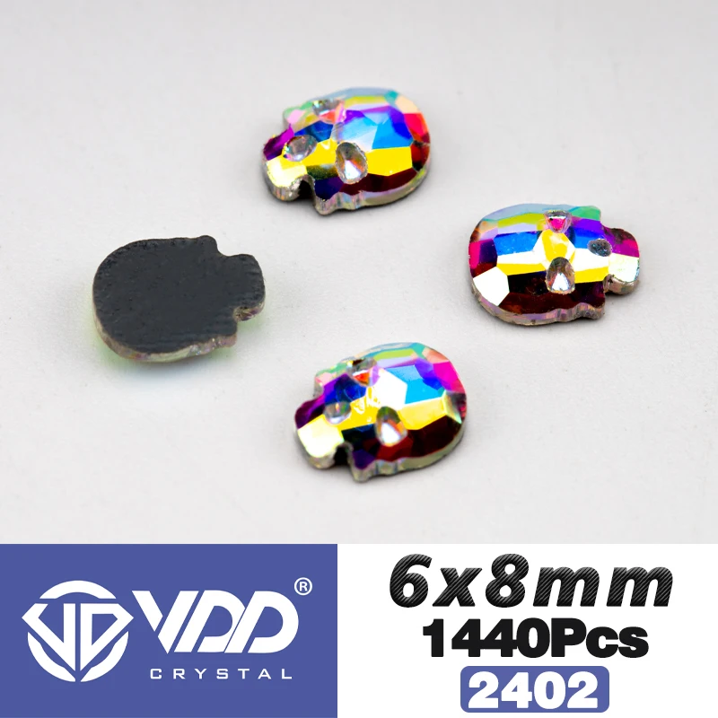 VDD Großhandel 1440 Stück Rechteckige Glasrhinestones Kristall AB Flatback Hotfix Strass Form 3D Steine für Nagelkunst DIY Dekorationen – Detail 26