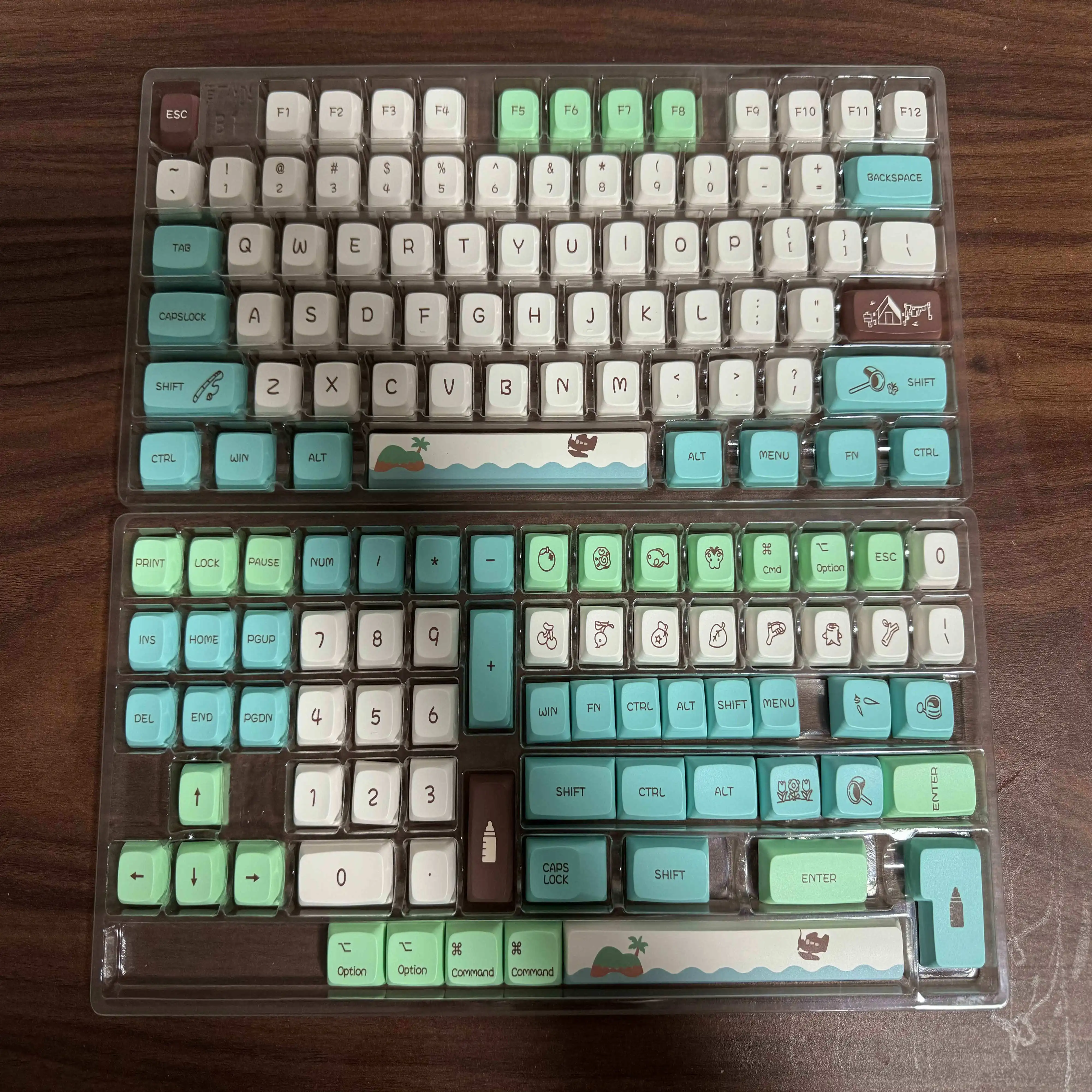Animal Crossing キーキャップ、143 キー昇華 PBT XDA キー