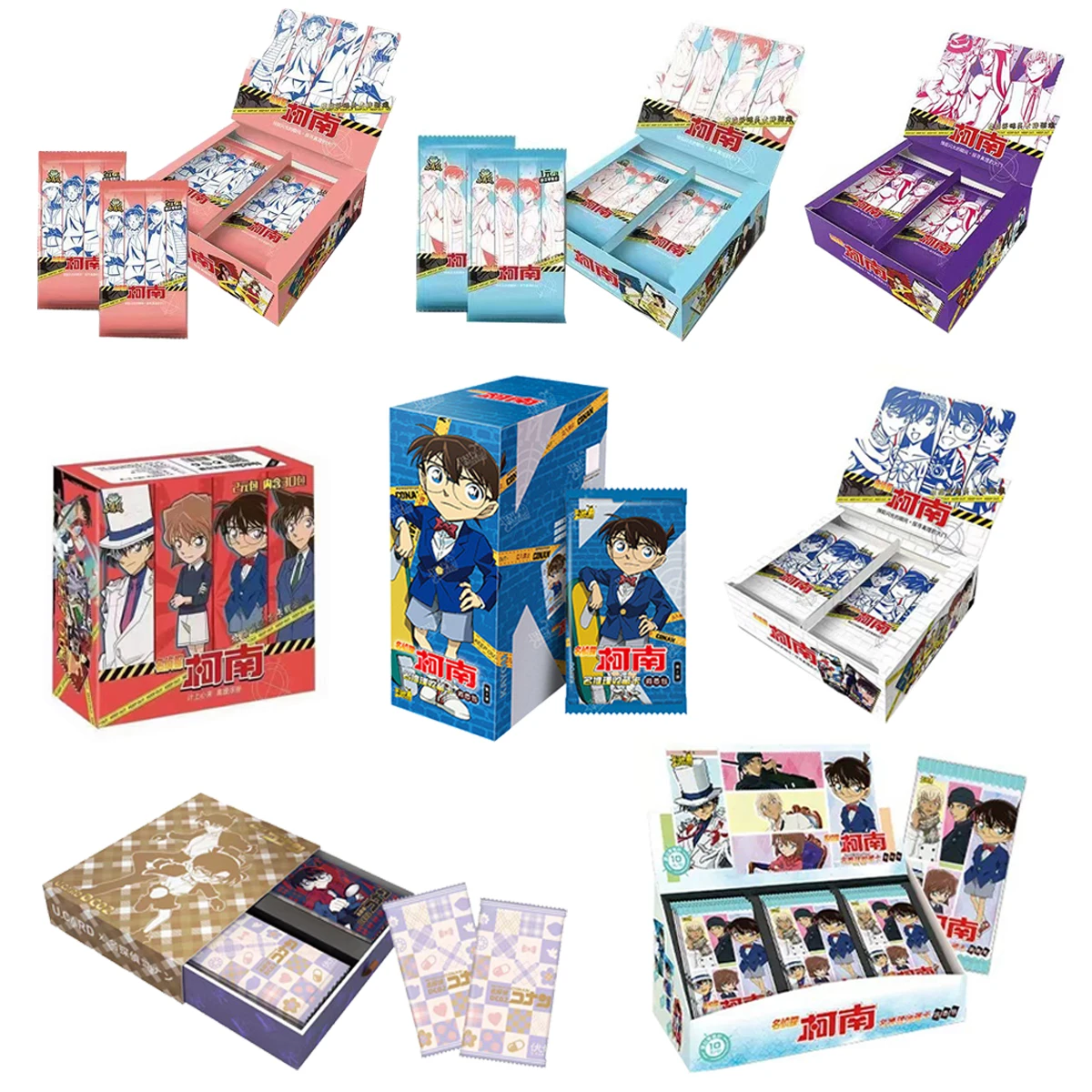 

Detective Conan Cards Collection Booster Box Kaitou Kiddo Packs Anime Playing Trading Cards Game Cartas Gift