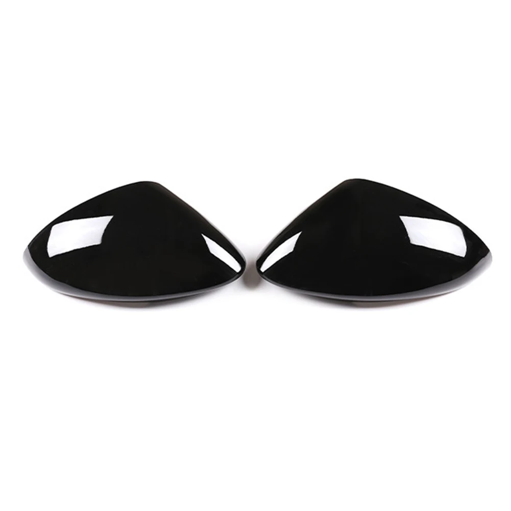 

For Maserati Grecale 2022-23 Rearview Mirror Guard Cover Trim ABS Black Brand New Easy To Install High-quality