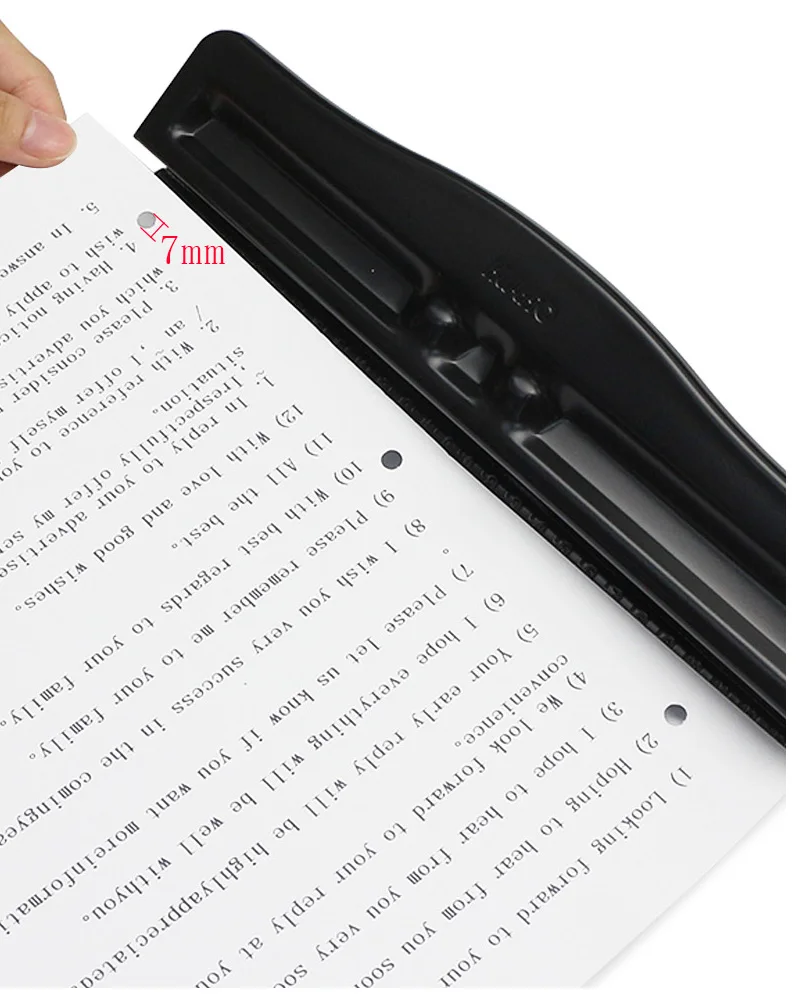 Adjustable 3/6-Hole Punch Round Hole Adjustable Distance 3/4/6 Holes  Loose-leaf Paper 10 Sheets of Paper A4 Binding - AliExpress