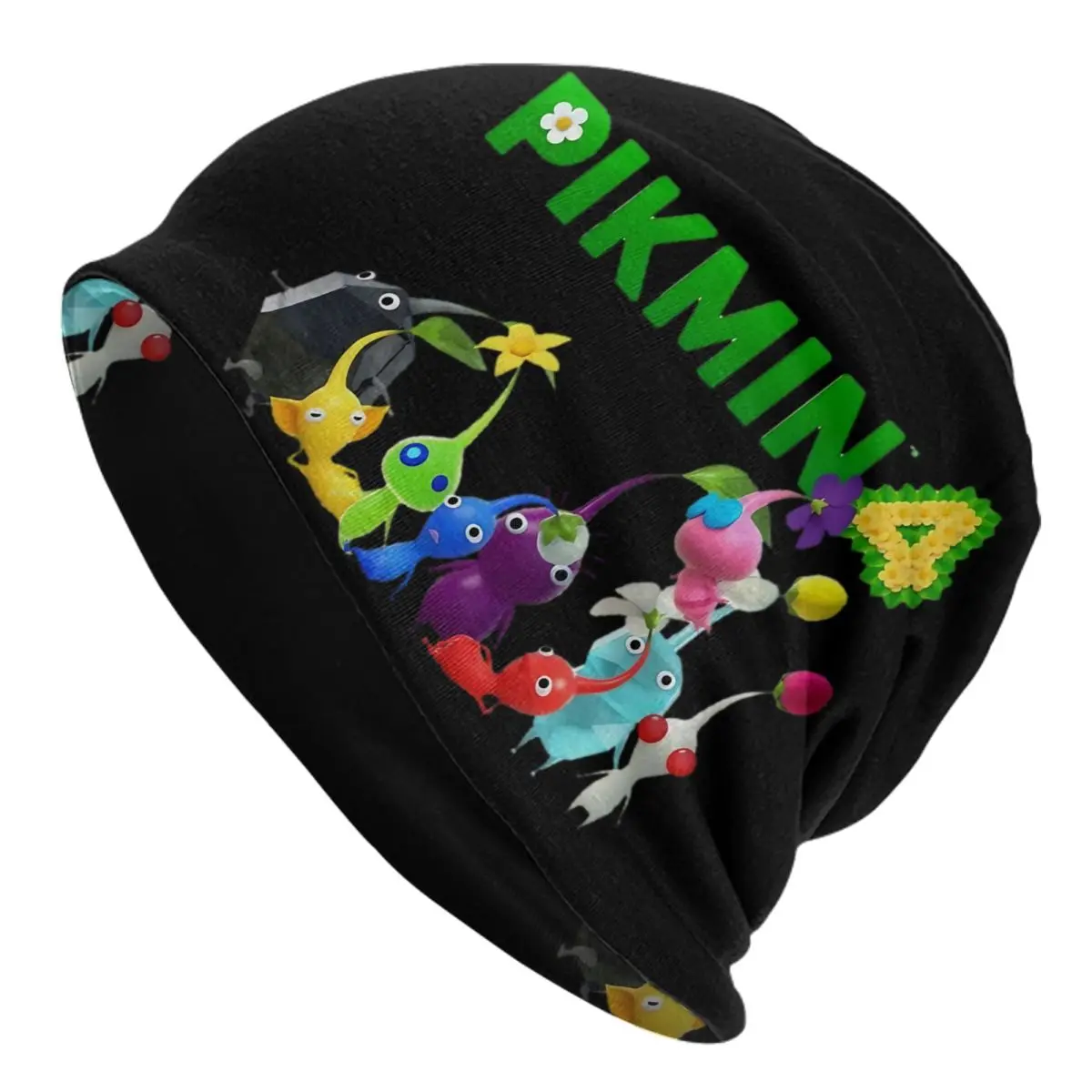 Pikmin 4 Beanie Kawaii Pikmin Skullies Cap Donna Elegante Caldo Cappello Termico Elastico In Maglia