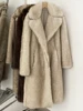 Luxe Khaki Fluffy Fur Coat – Winter 2026 - Fk Wears By Fatima Kazmii