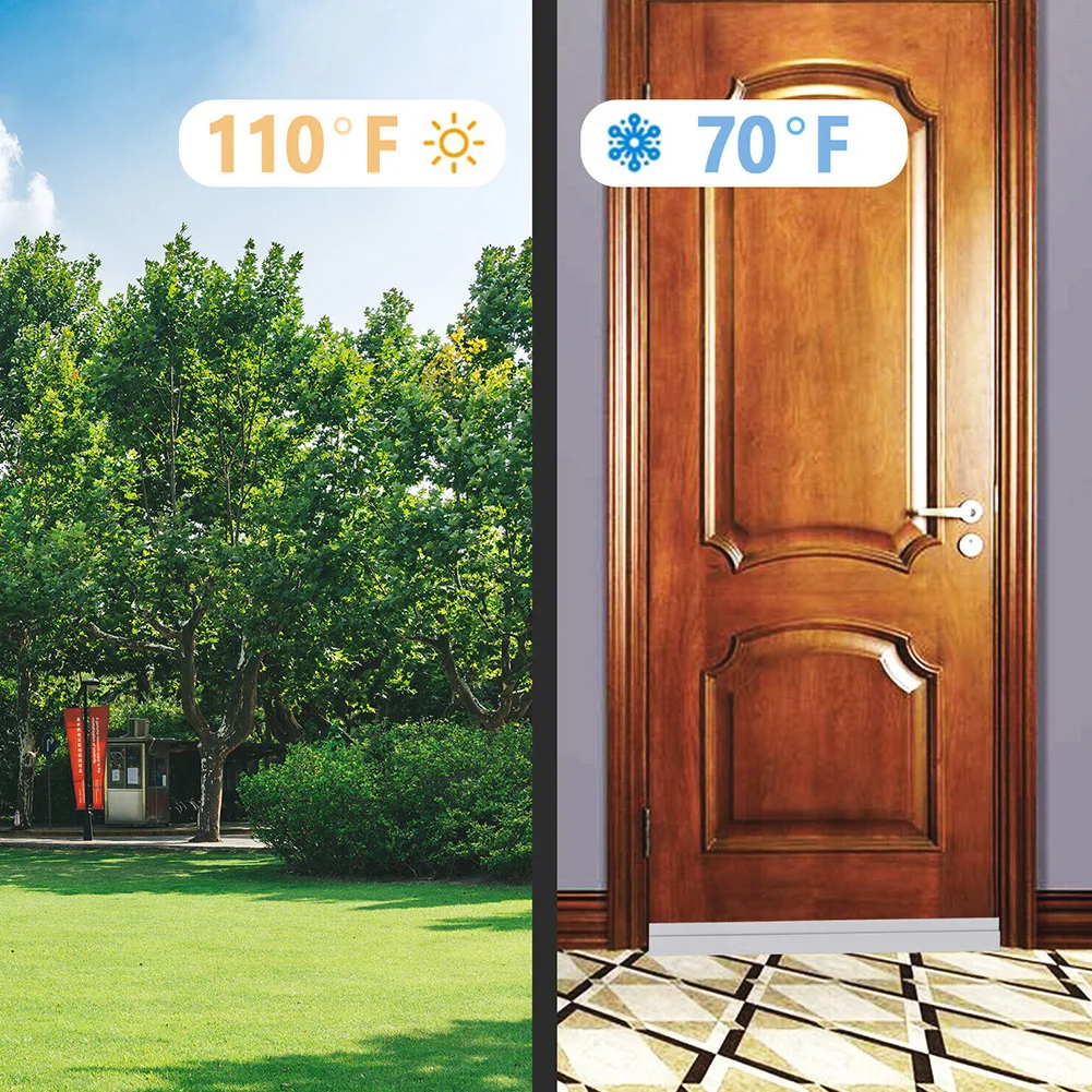 Windbreak Strip Seal Strip Premium Self Adhesive Door Weatherstrip Effective Insulation Pest Control 1M Length