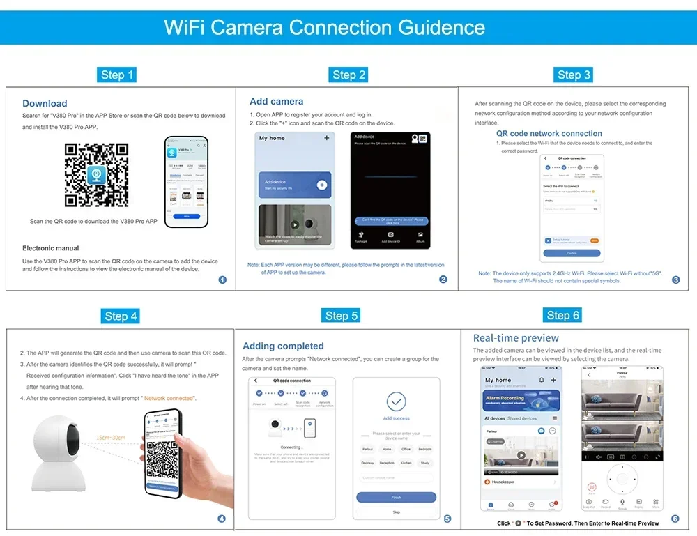 wifi camera connection guide