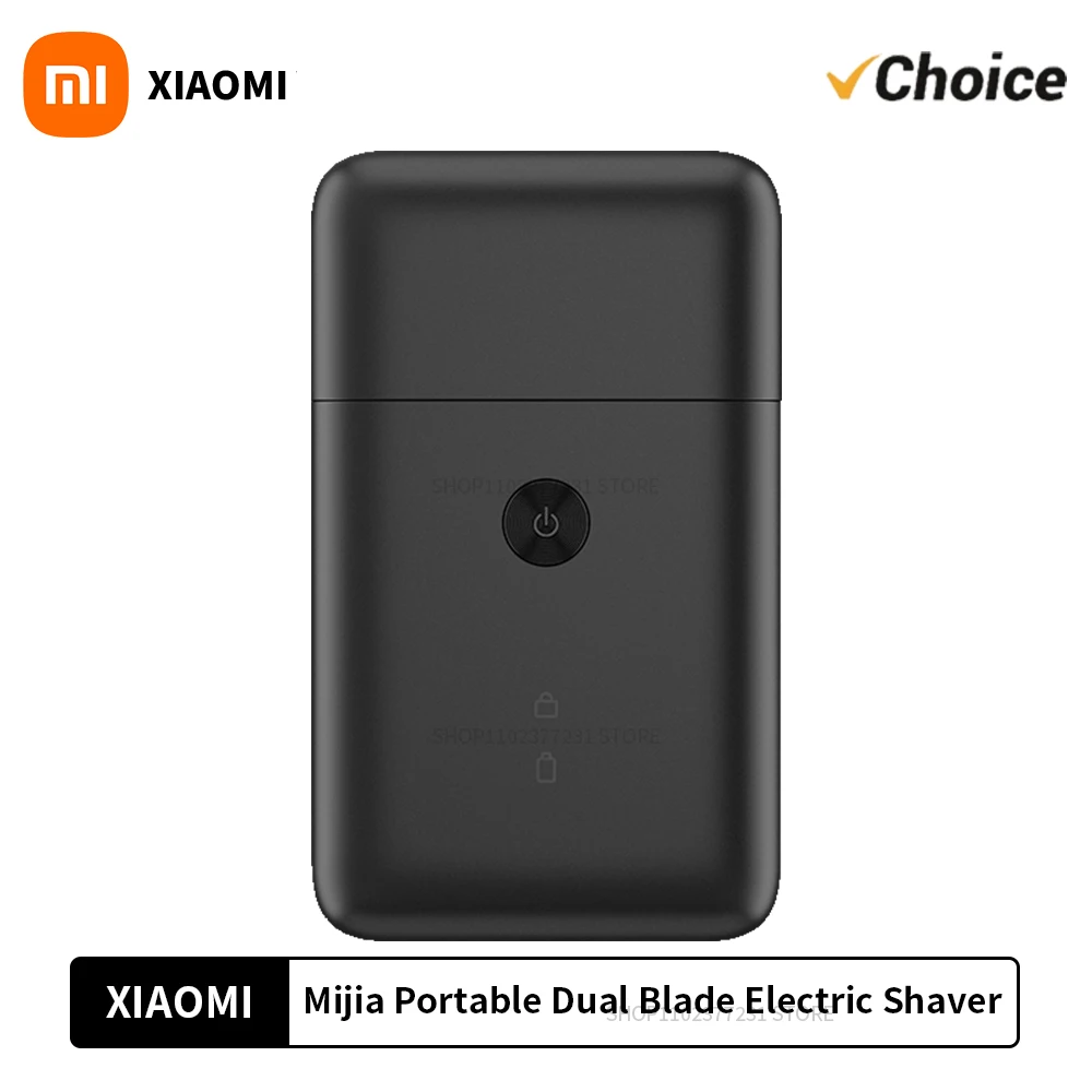 Neuer Xiaomi Elektrorasierer mit Doppelklingen, Hochgeschwindigkeitsmotor, Magnetischer Saugfunktion, IPX7 Wasserdicht, Tragbarer Rasierer