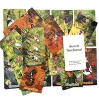 12×7CM The Nishikigoi Divination Tarot, a 78-card tarot deck featuring various types of Japanese Koi Fish that are sure 2