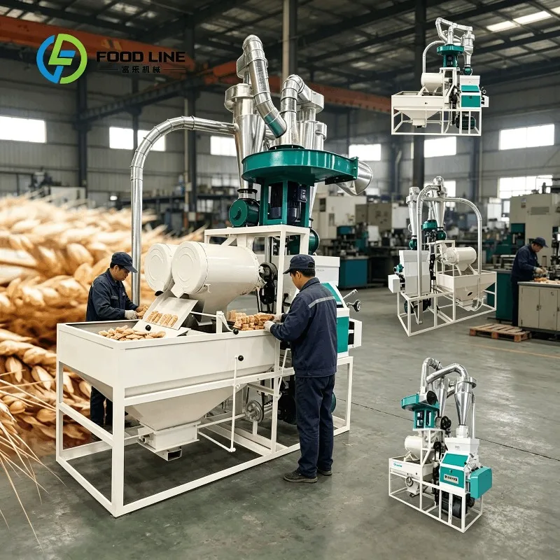 Macchina per la macinazione della farina di grano