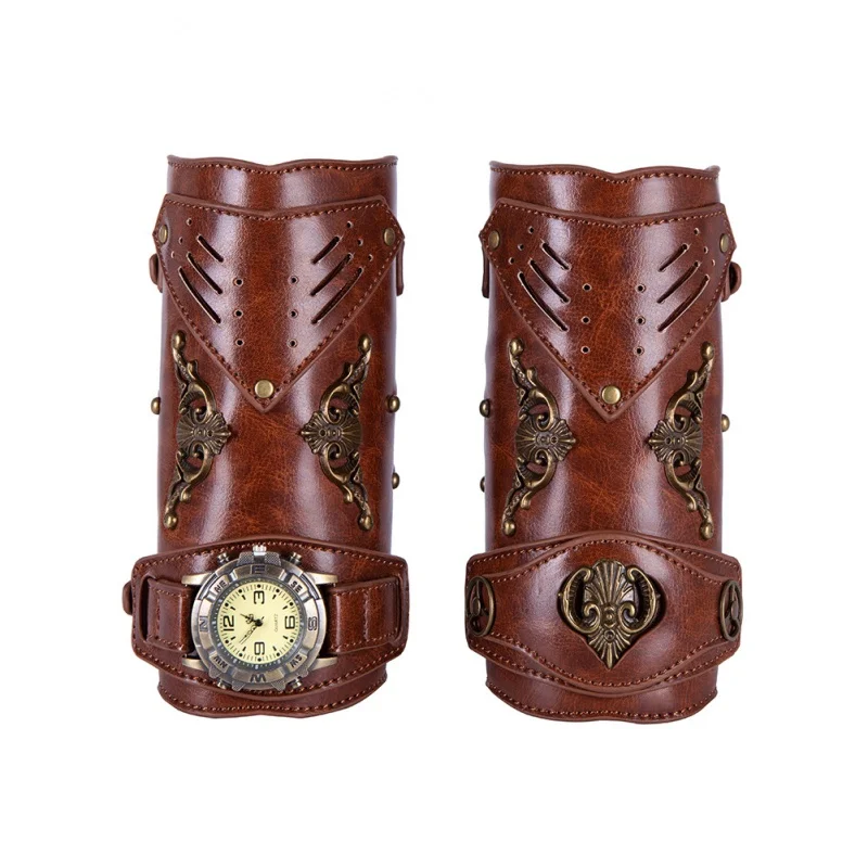 

New Medieval Retro Punk Outdoor Knight Bracelet Jewelry Female Halloween Wristband Holiday Party Arm Ring