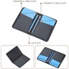 Men's Leather Card Wallet Minimalist Small Thin Purse Soft Slim Mini Credit Card Bank ID Card Holder Wallet for Men 5