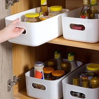 New Kitchen Organizer Under Sink Drawer Storage Box Cabinet Desktop Snack Makeup Storage Box Spice Organizer Kitchen Accessories 2