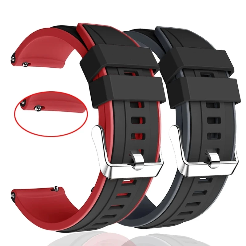 Premium 22mm Silicone Watch Strap Bracelet
