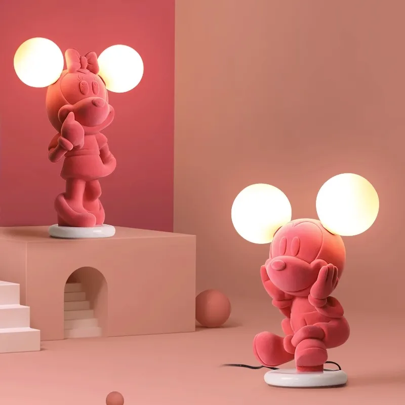 

AiPaiTe Scandinavian DIY Creative Table Lamp, Home Decoration, Pink/Orange for Living Room, Bedroom Modern LED Table Lamp.