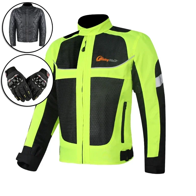 Men's Motorcycle Winter Equipment Racing Jackets motorcycle jacket motocross gear set motorcycle protector Motorbike Body armor enduro Motocross Jersey off-road bike Reflective Jackets