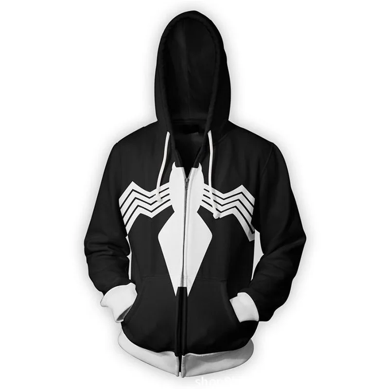 thumbnail image 1 of Abrigo con capucha de superhéroe para hombre y mujer, chaqueta con estampado Digital 3D, cárdigan con cremallera, Tops, C36M149, 1 of 5