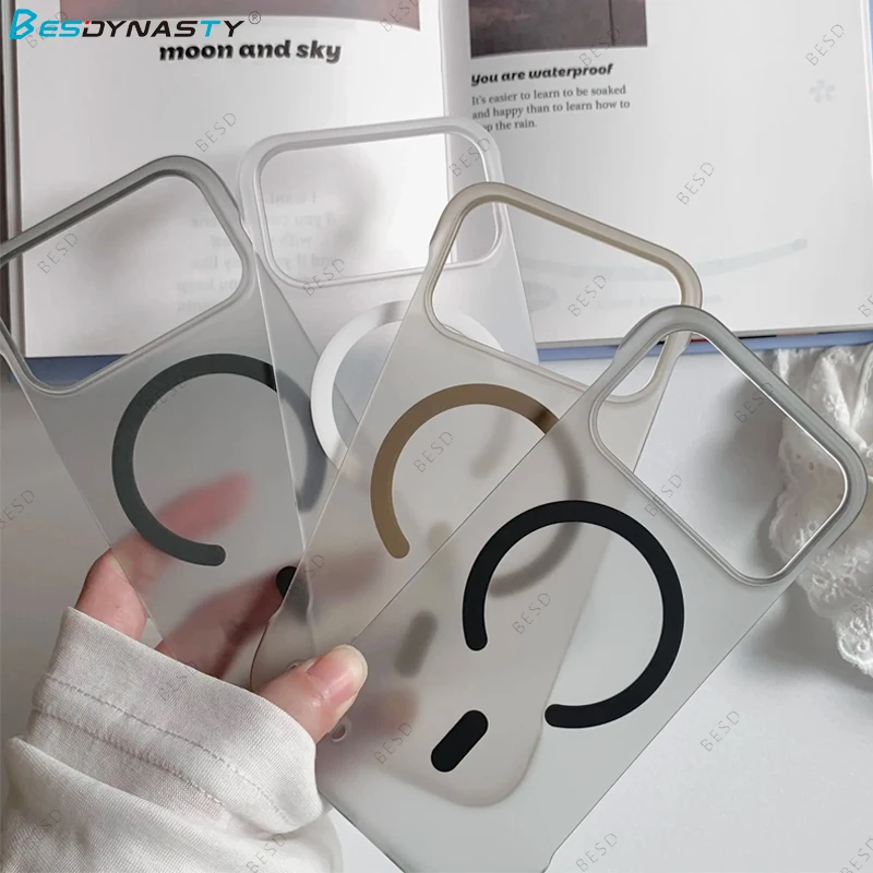 Matte Frosted Frameless Magnetic Translucent Thin Case
