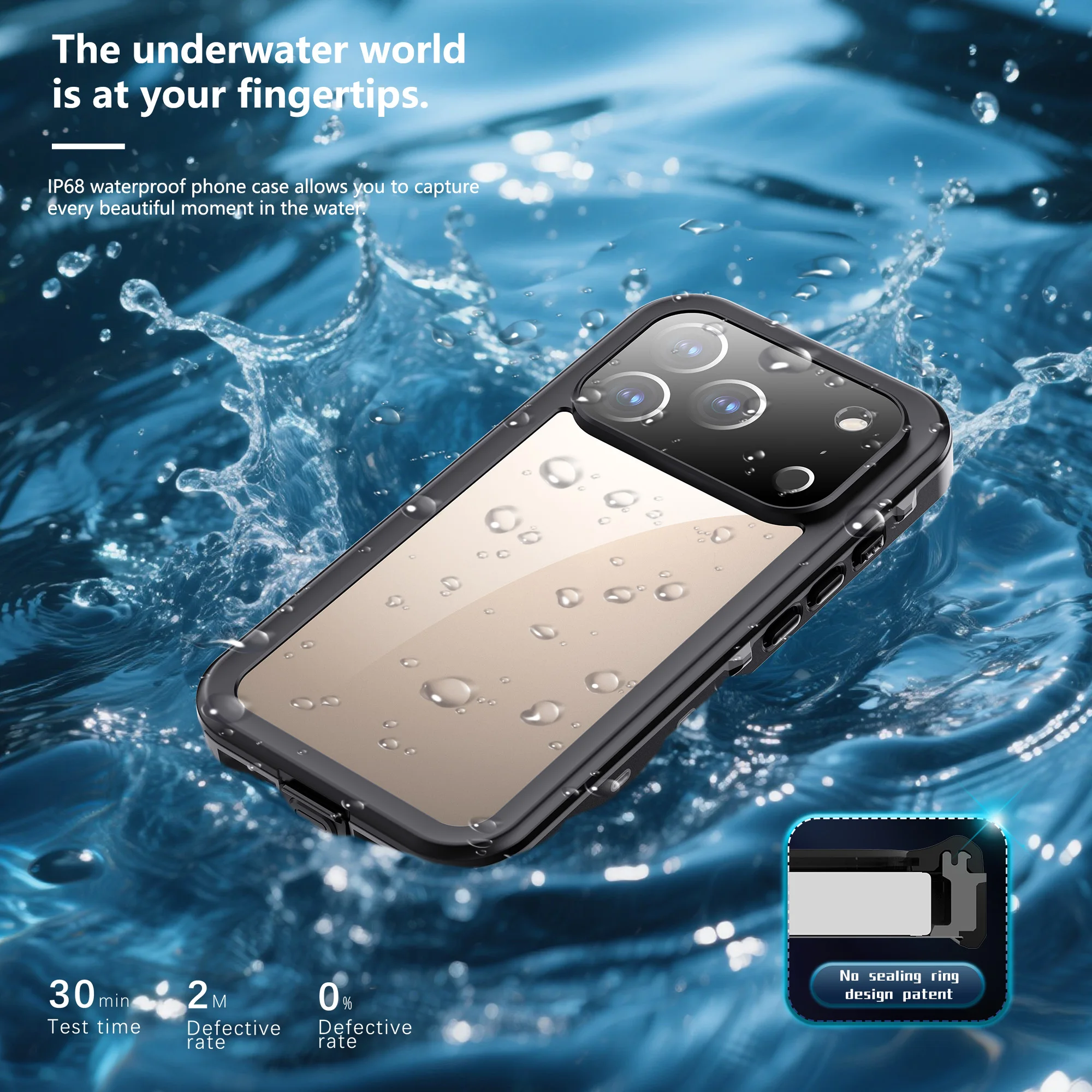 Ultimate Waterproof Shockproof Protective Phone Case - Full Sealed and Dustproof