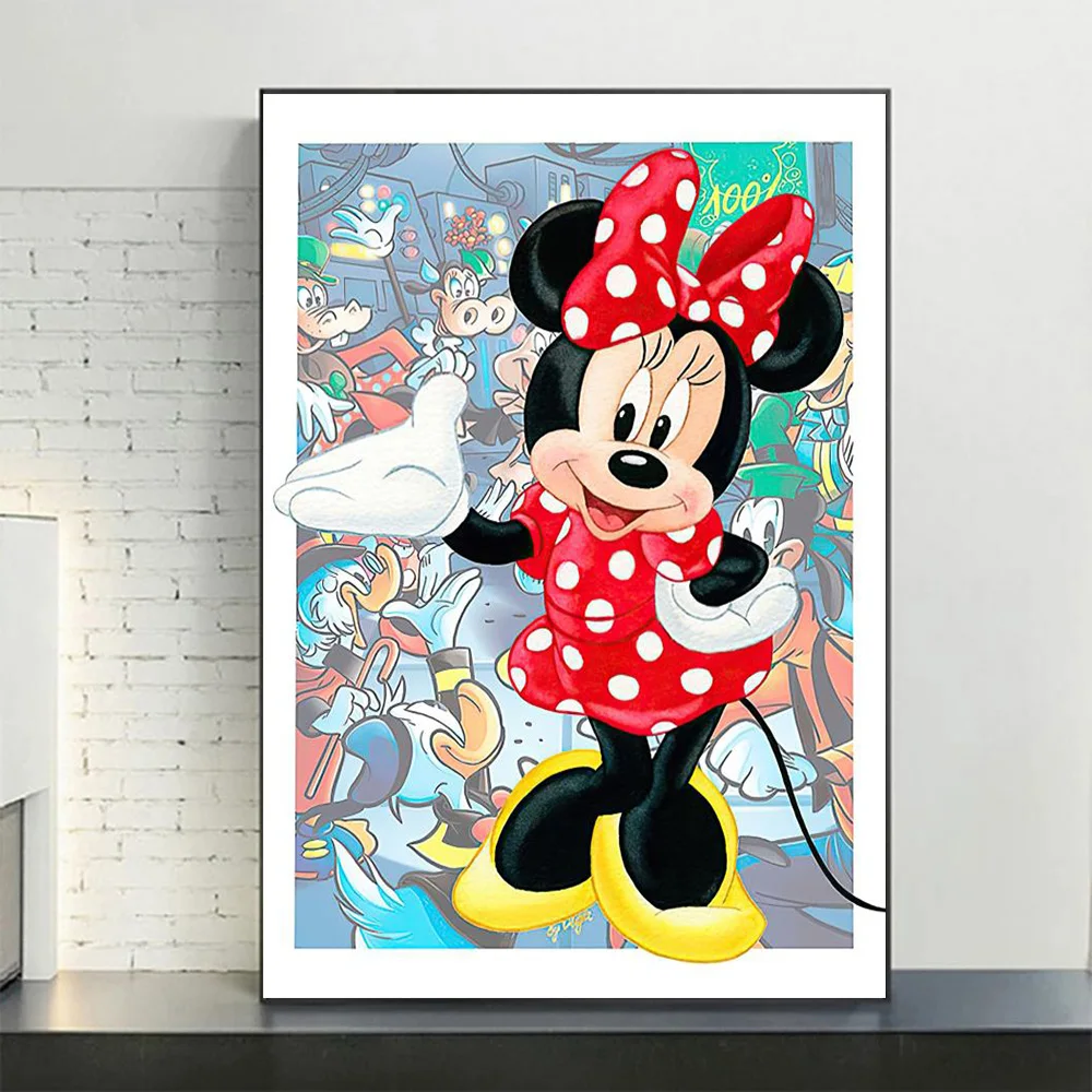 家の装飾のための漫画文字ミッキーマウス、ドナルドダック、hd印刷