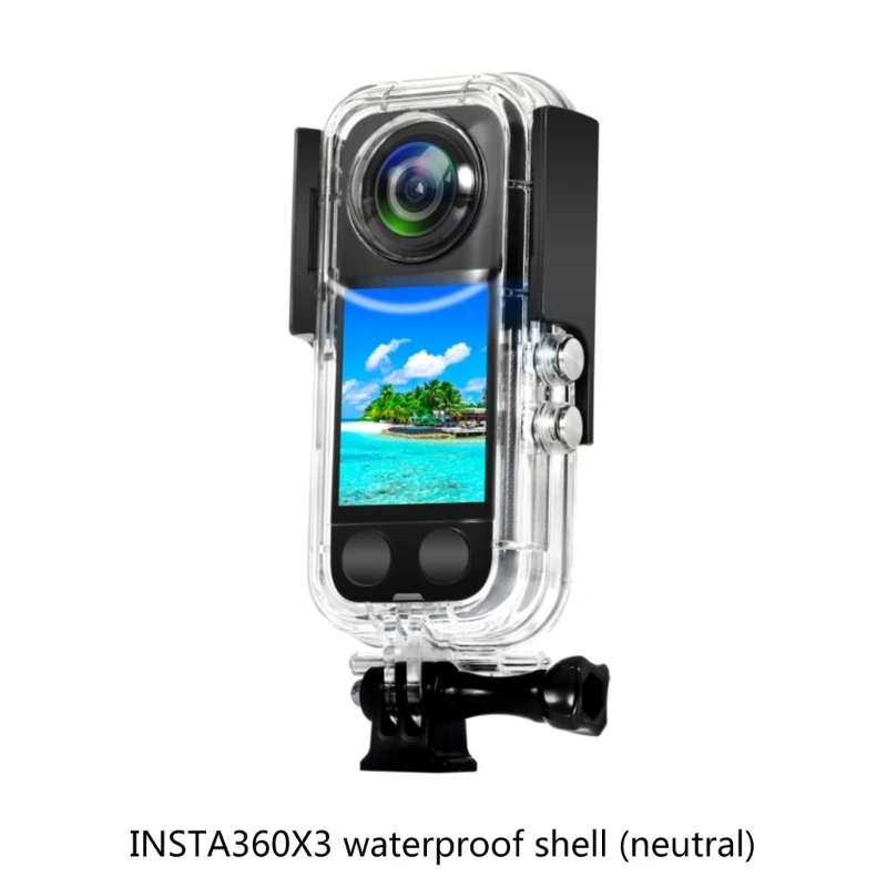 

1PC Portable Camera Diving Case For Insta360 Lightweight 40m Waterproof Depth For Insta360 X3 Aciton Camera Accessories