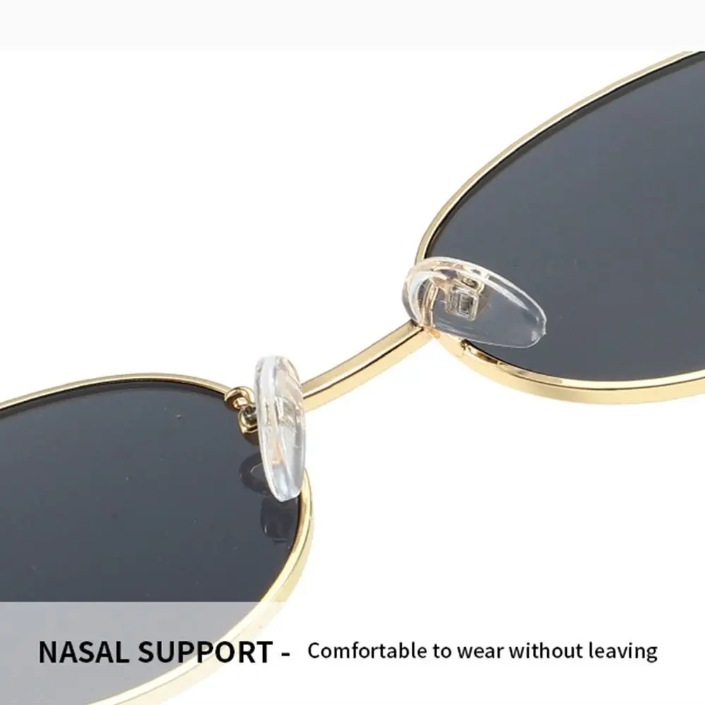 세련된 야외 스포츠 타원형 프레임 선글라스 레트로 유니섹스 UV400 선글라스 여성 및 남성을 위한 빈티지 트렌디 드라이빙 쉐이드