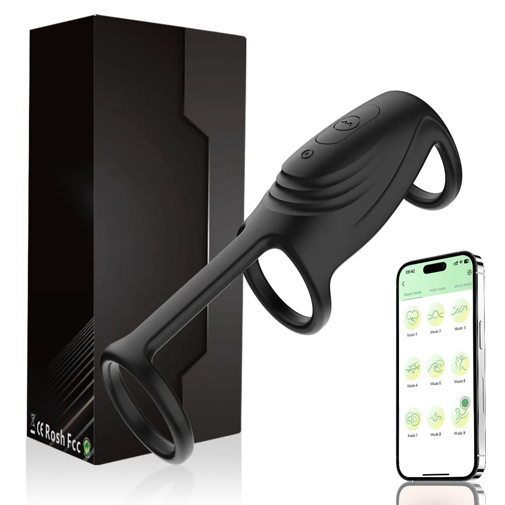 Vibrating Cock Ring for man Pleasure Penis Ring Sleeve Vibrator Couples Adult Sex Toys for Men Women Male Vibrators