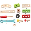 Montessori Kids Toys Wooden Toolbox Pretend Play Set Children Nut Screw Assembly Simulation Carpenter Tool Boy Educational Gifts 5