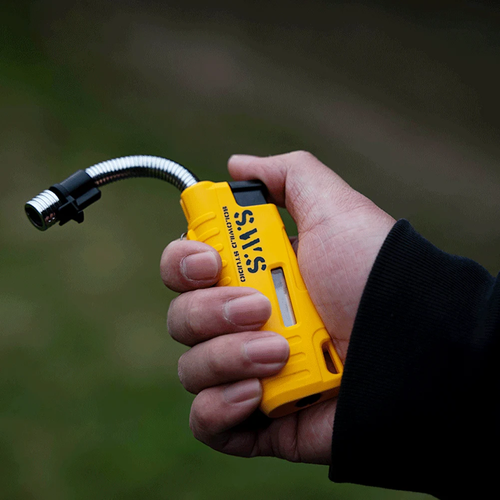 Portable Retractable Igniter Windproof Outdoor Barbecue Gas Lighter Waterproof Camping Electronic Igniter Gift for Men